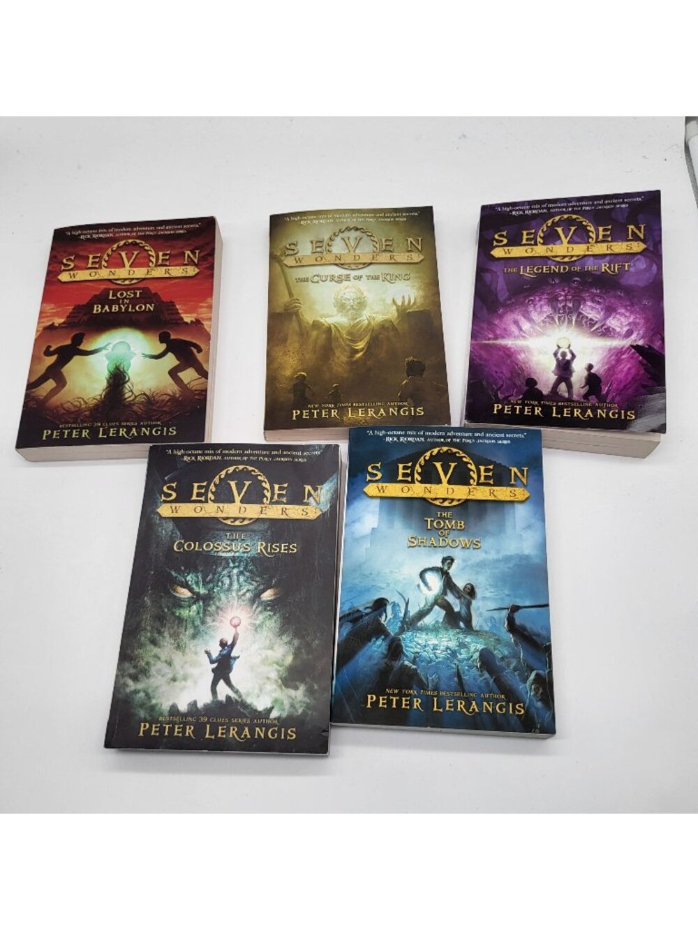 Seven Wonders Peter Lerangis Books 1-5 Fiction Fantasy